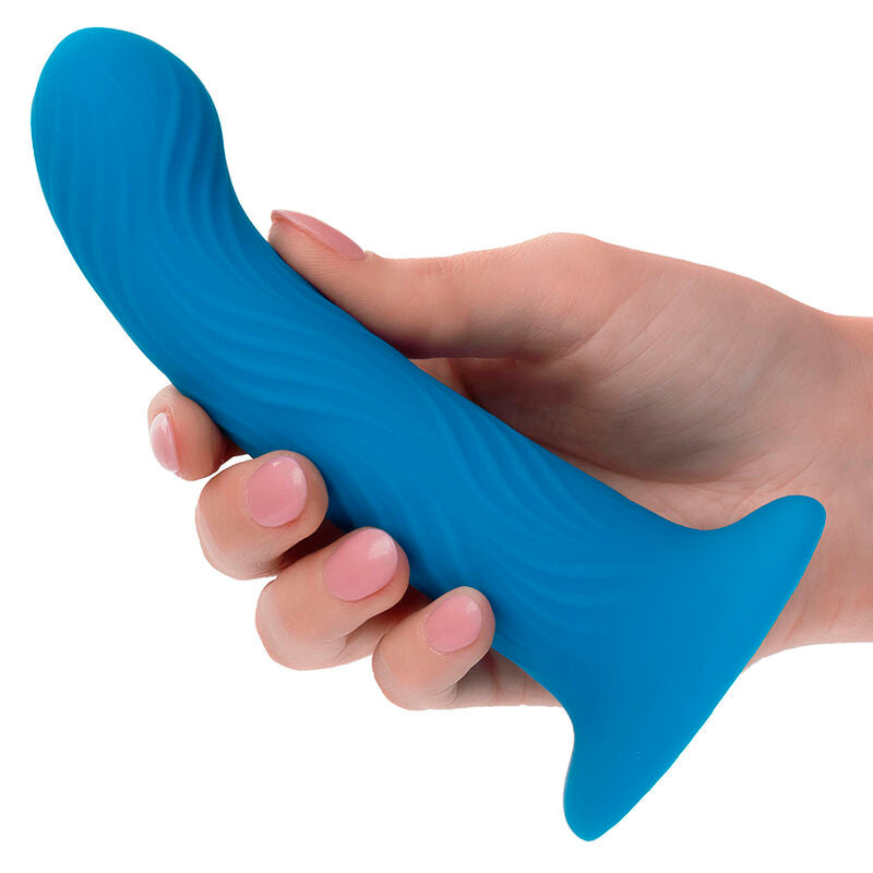 Plug Anal Wave Rider Ripple Bleu - Calexotics