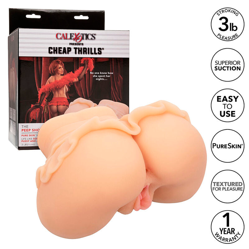 Masturbateur Double Entrée Peep Show Girl Chair - CalExotics