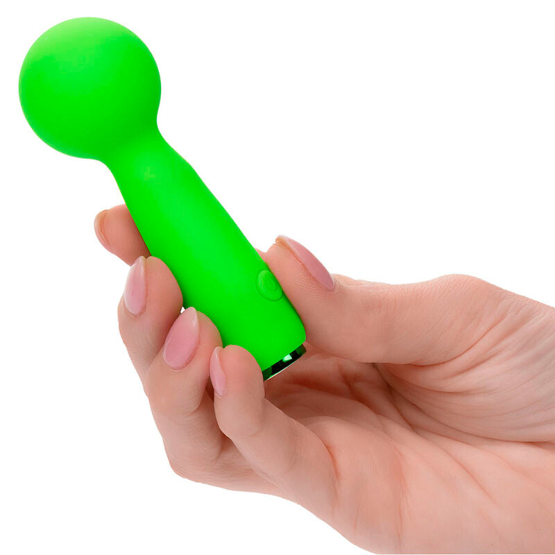 Mini Vibromasseur Neon Vibes The Bubbly Vibe Vert - Calexotics