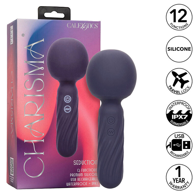 Masseur Vibrant Charisma Seduction Violet - Calexotics