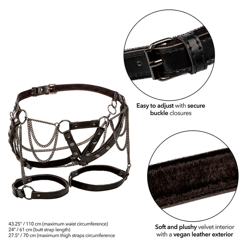 Harnais Cuisse Euphoria Multichaînes Premium - CalExotics