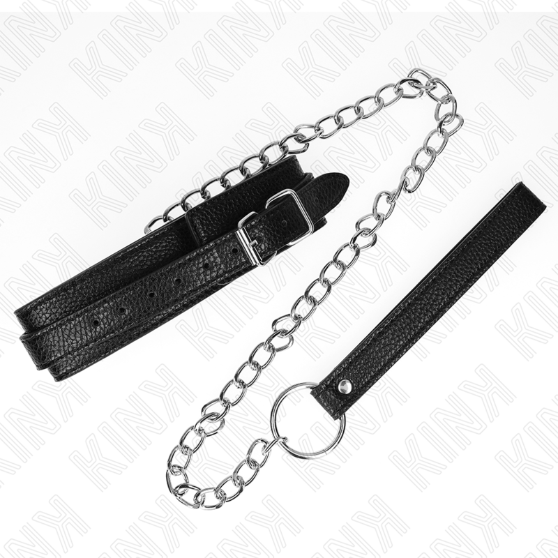 Collier BDSM Motif Serpent avec Laisse 65 cm - KINK - KINK COLLAR & GAG