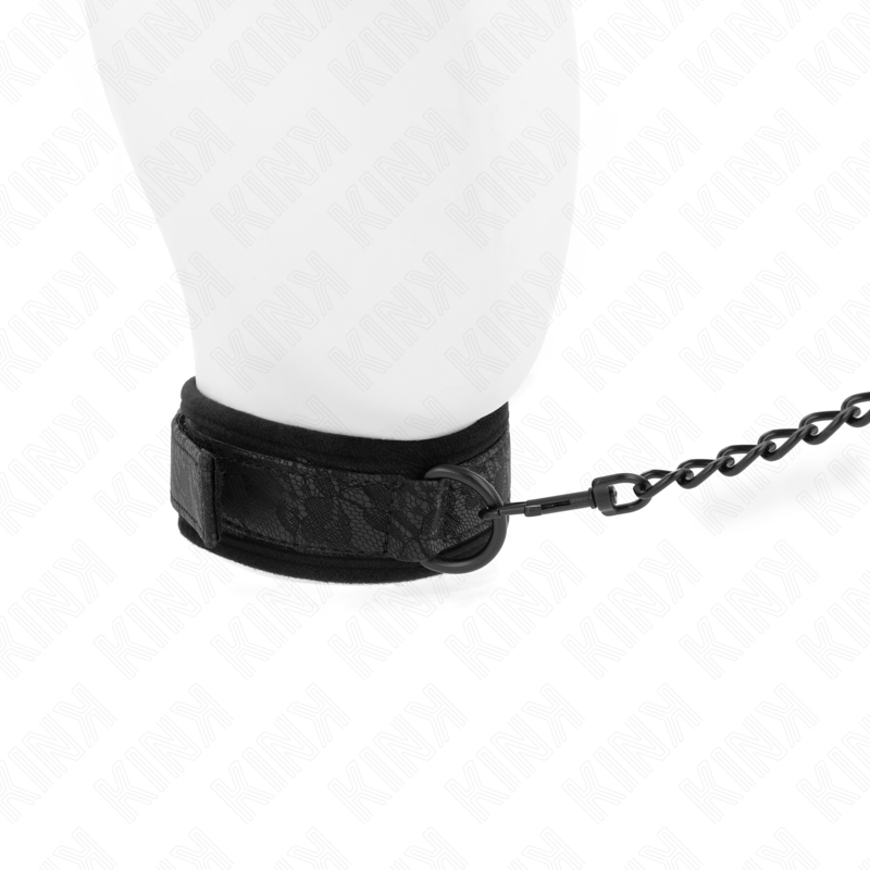 Collier BDSM Basic avec Laisse 77cm Ajustable - KINK - KINK COLLAR & GAG