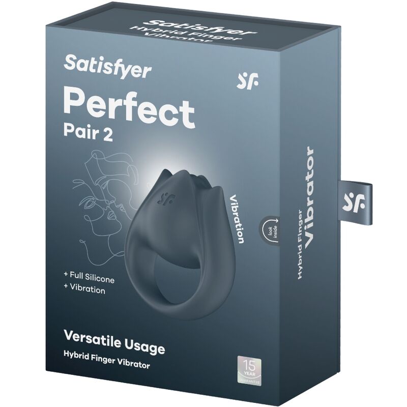 Anneau Vibrant Perfect Pair 2 Gris - Satisfyer
