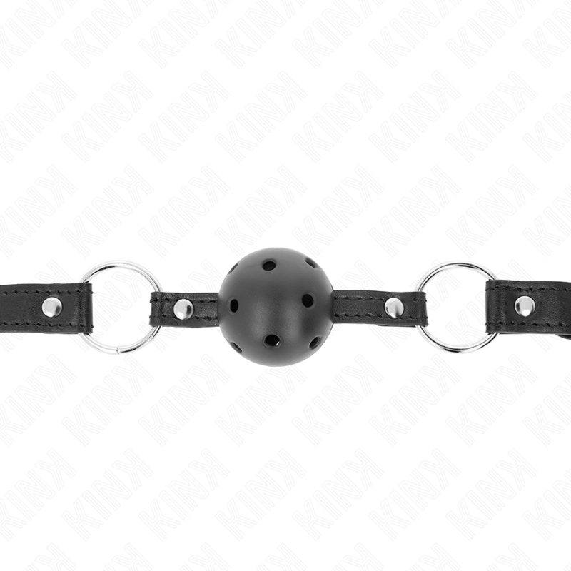 Gag Boule Creuse Noire 4,5cm - KINK