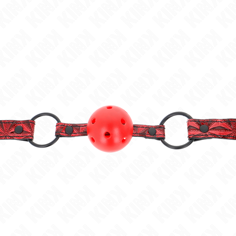 Bâillon Boule Diamant 4,5cm Réglable 42-60cm - KINK