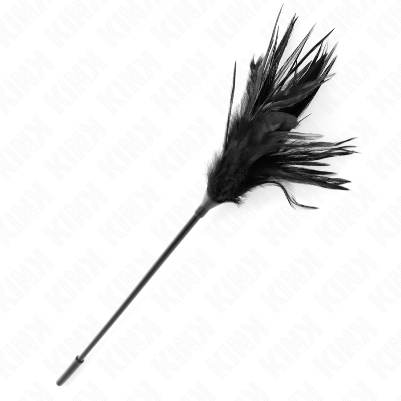 Plumeau Sensuel Plusieurs Plumes Noires 45 cm - Kink - KINK IMPACT & TOUCH