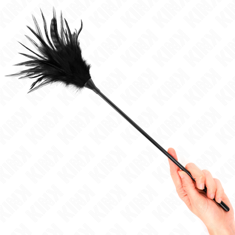 Plumeau Sensuel Plusieurs Plumes Noires 45 cm - Kink - KINK IMPACT & TOUCH
