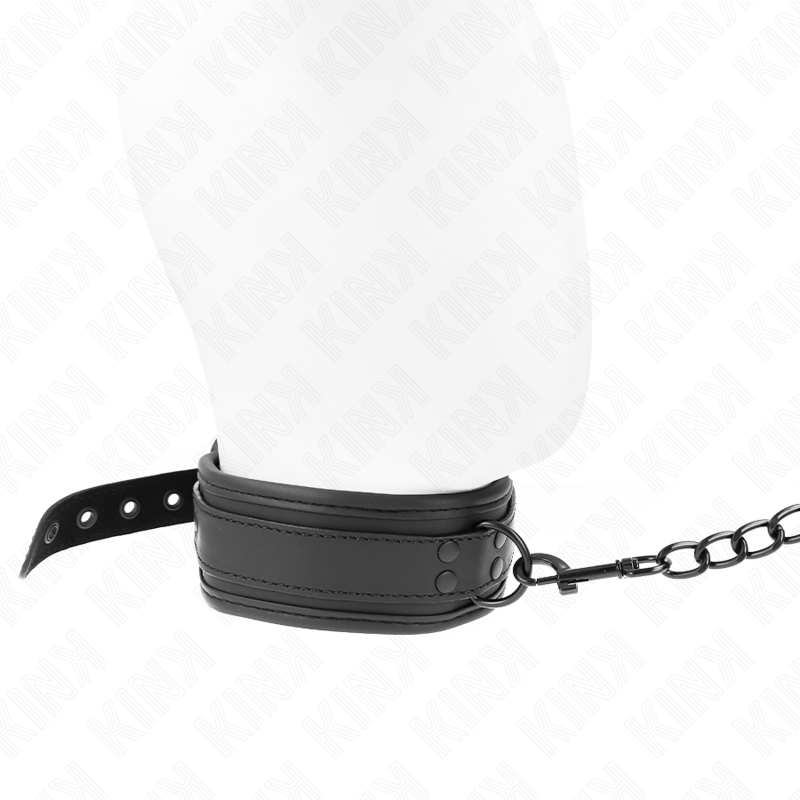 Collier de Bondage Néoprène Réglable avec Ceinture 78cm - Kink - KINK COLLAR & GAG