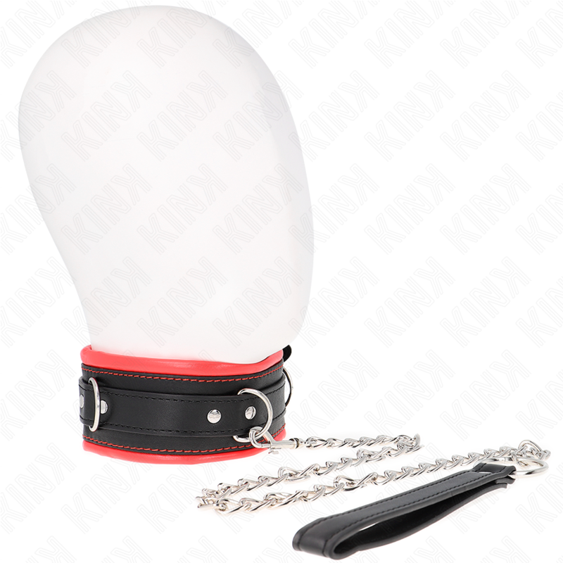 Collier BDSM Lourd avec Ceinture 65cm Modèle 3 Réglable - KINK - KINK COLLAR & GAG