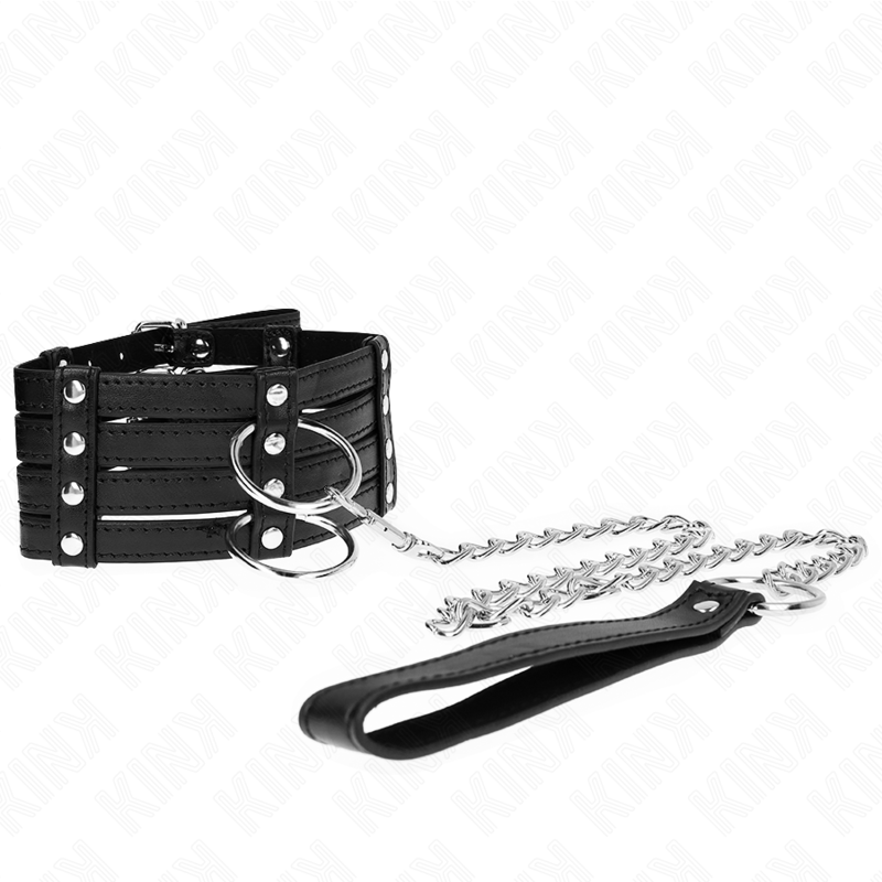 Collier BDSM Sub Style avec Ceinture Ajustable - KINK - KINK COLLAR & GAG