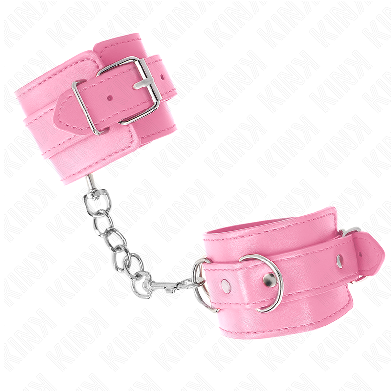 Menotte Poignet KINK Rose Réglable 20-23cm - KINK - KINK WRIST RESTRAINT