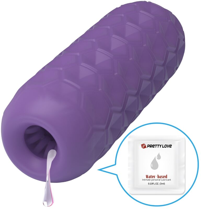 Masturbateur Masculin Pretty Love Deux Boules Violet