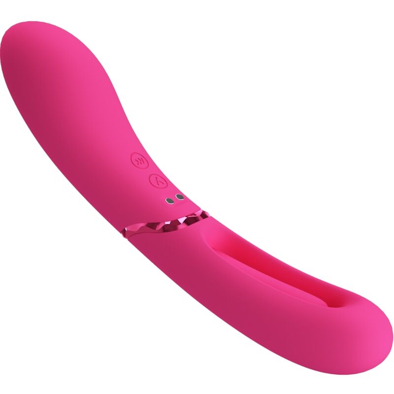 Vibromasseur point G Lexie 7 vibrations rose - Romance - ROMANCE