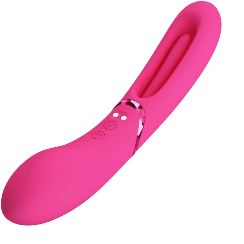 Vibromasseur point G Lexie 7 vibrations rose - Romance - ROMANCE