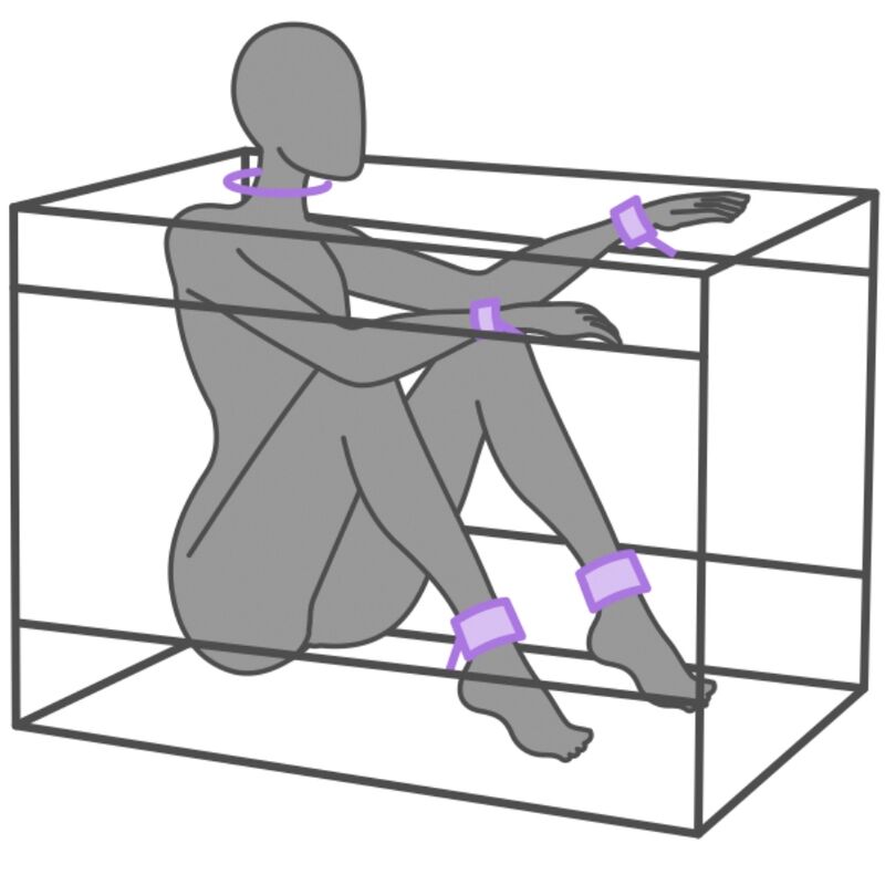 Secret Dome - Cabine BDSM Portable La Niche - Violet et Noir