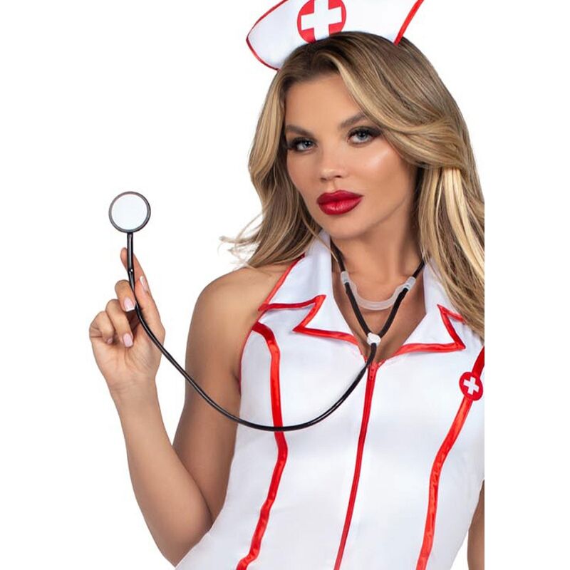 Costume Infirmière Sexy Blanc M/L - Leg Avenue