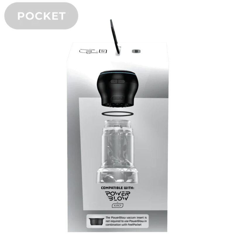 Masturbateur Feel Pocket Stroker Crystal + PowerBlow - Kiiroo