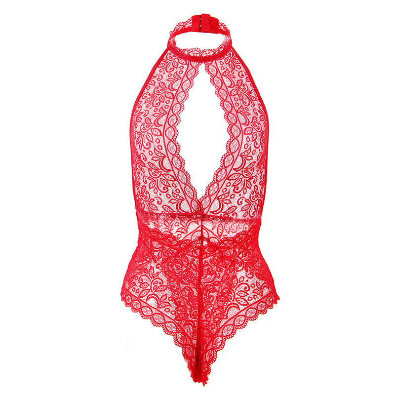 Body coupe ouverte rouge taille L/XL - Subblime - SUBBLIME BODYSTOCKINGS