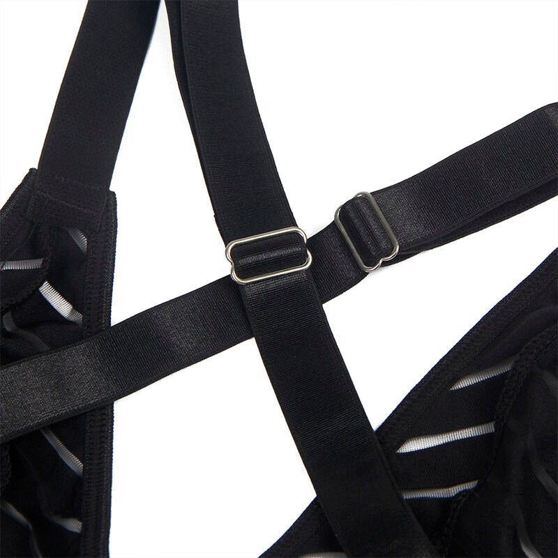 Body porte-jarretelles noir S/M - Subblime