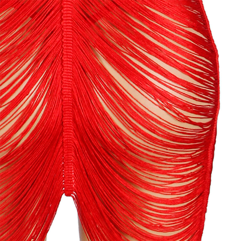 Robe à bretelles et string rouge S/M - Subblime - SUBBLIME SETS