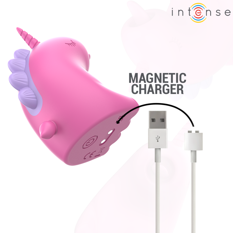 Stimulateur Clitoridien Pinkie Licorne Fuchsia - Intense