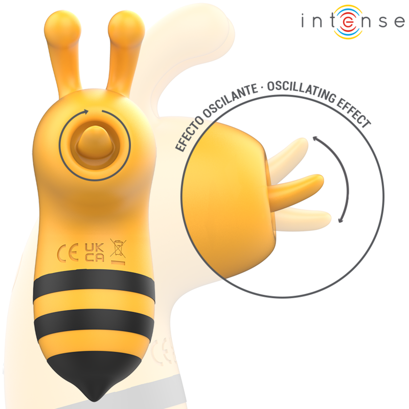 Stimulateur Clitoridien Maya Forme Abeille Jaune - INTENSE