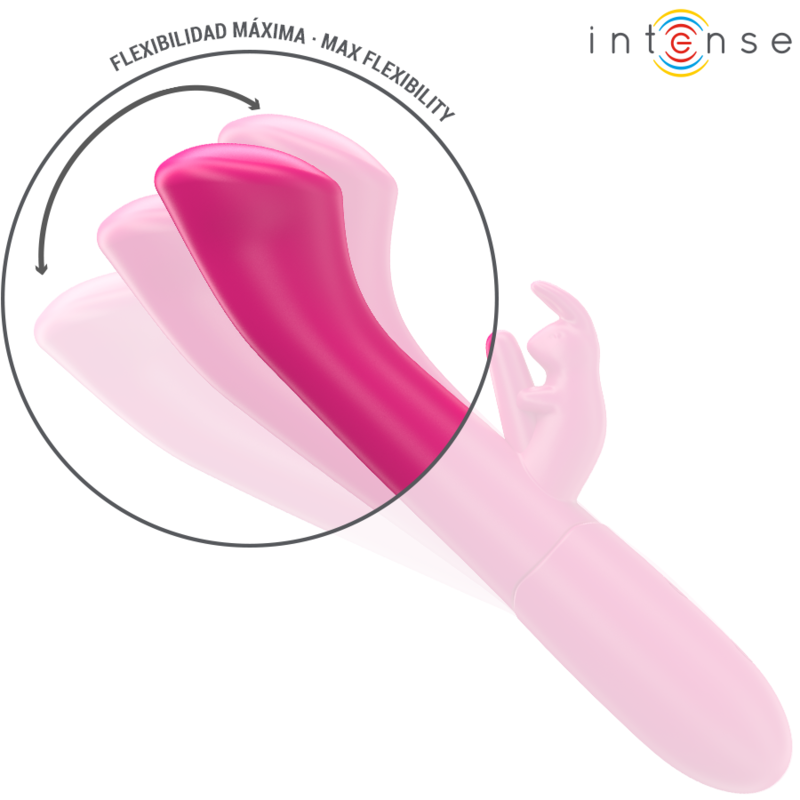Vibromasseur Rabbit Julieta 18,6 cm Rose - Intense