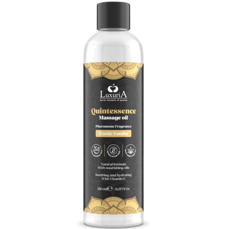 Intimateline - Huile Massage sensuelle Naturelle Vanille - 150ml