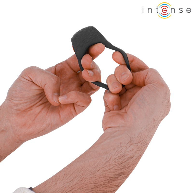 Anneau Vibrant Clover 10 Vibrations Noir - Intense