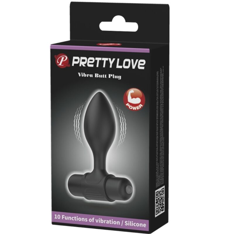 Plug Anal Vibrant Pretty Love Sensations Noir - Pretty Love