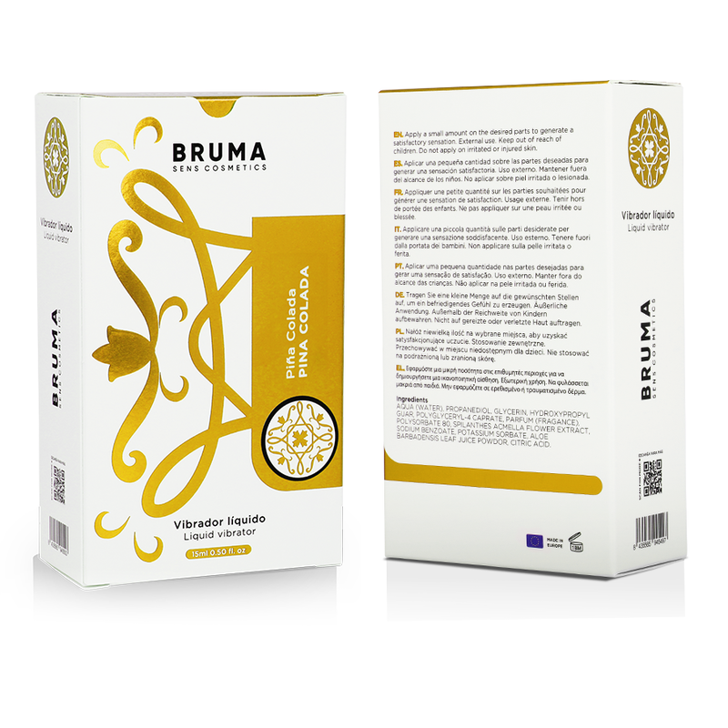 Gel Vibrant Bruma Liquide Ultra Glissant Pina Colada 15ml