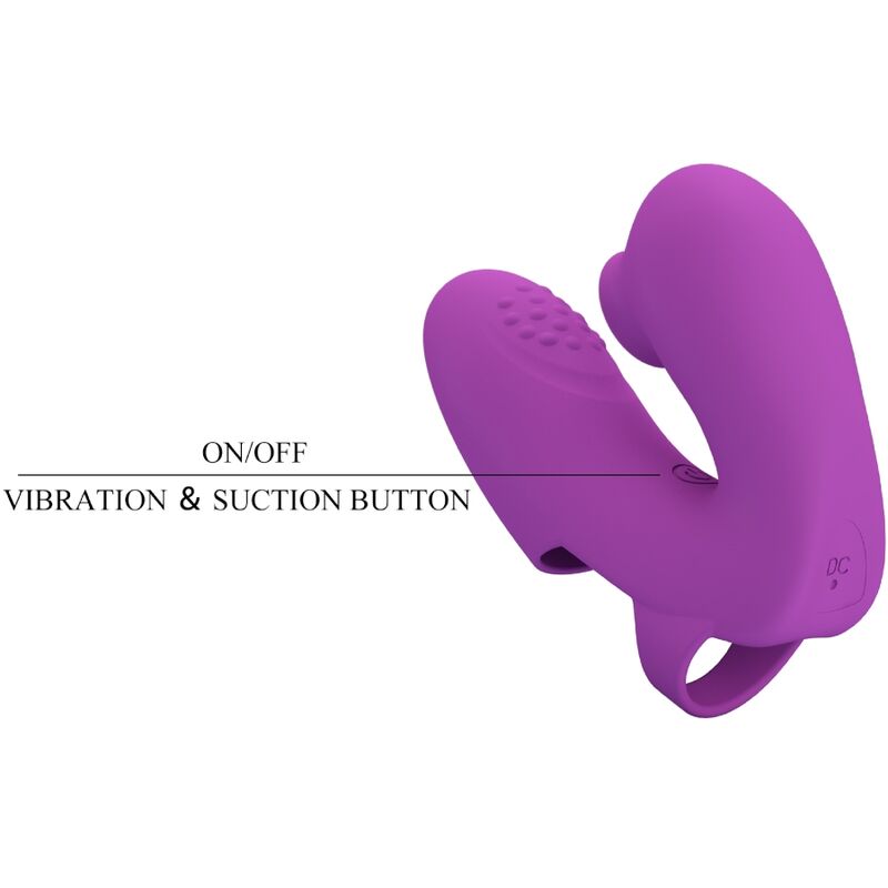 Stimulateur Clitoridien Pretty Love Doigt Vibrant Violet