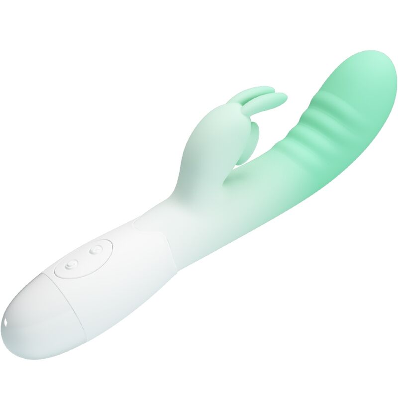 Stimulateur Rabbit Cerberus 30 Modes Vert - Pretty Love