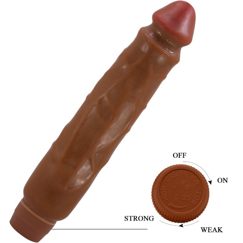 Baile - Vibromasseur Gode Réaliste Marron - 26 cm