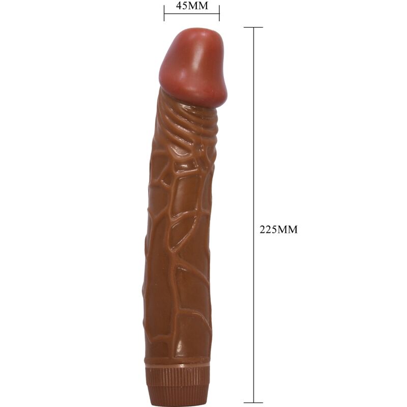 Baile - Vibromasseur Gode Réaliste XL Marron - 22,5 cm