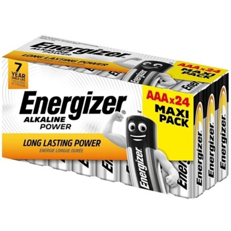 Piles Alcalines AAA LR03 Energizer Lot de 24 - Energizer