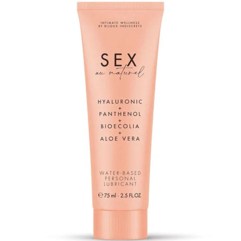 Bijoux Indiscrets - Lubrifiant à base d’eau au Naturel - 75 ml