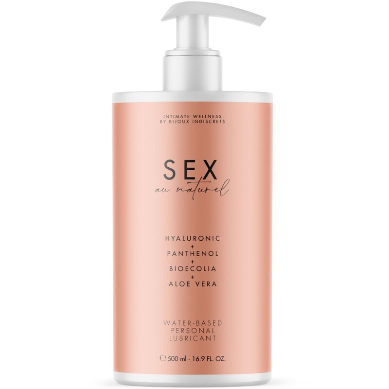 Bijoux Indiscrets - Lubrifiant à base d’eau au Naturel - 500 ml
