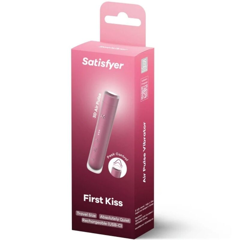 Stimulateur Clitoridien First Kiss Rouge à Lèvres - Satisfyer