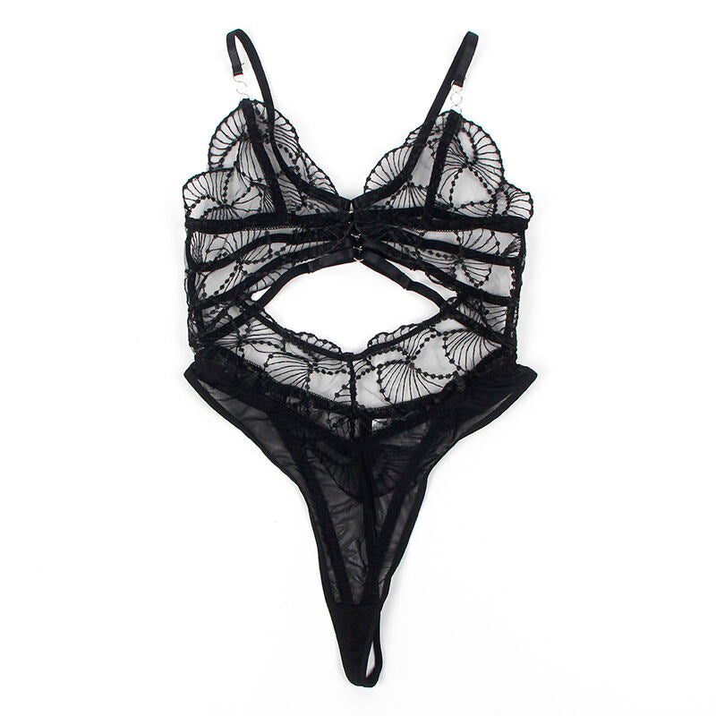 Body dentelle transparente noir L/XL - Subblime - SUBBLIME BODIES