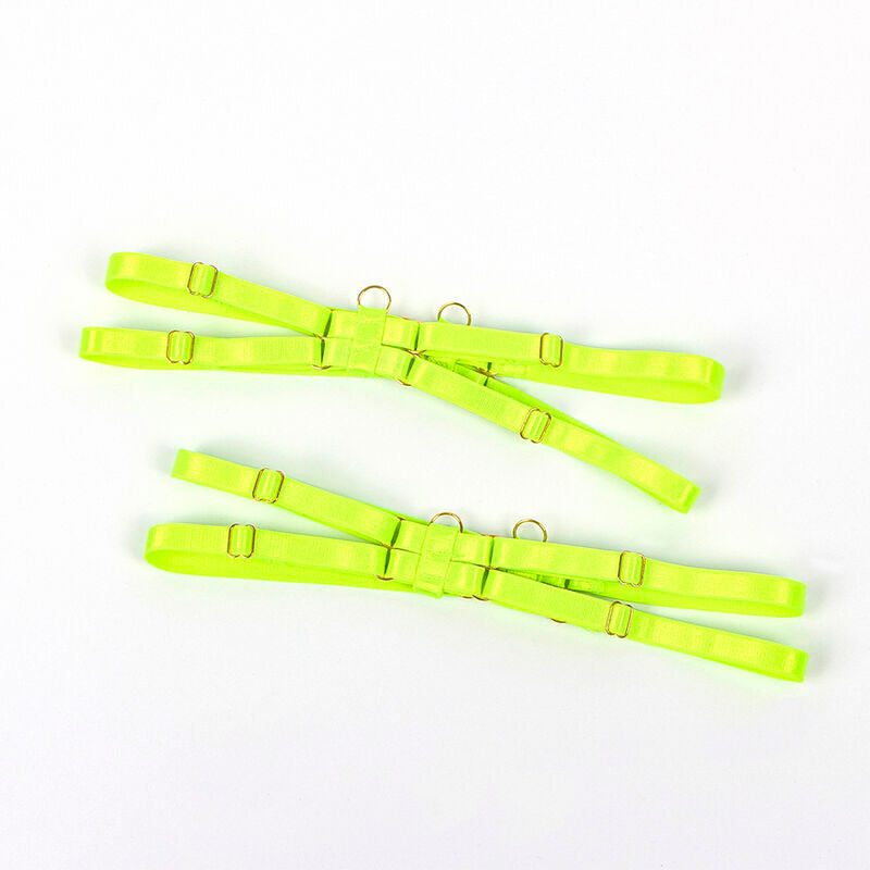 Ensemble lingerie soutien-gorge collier vert fluo L/XL - Subblime - SUBBLIME SETS