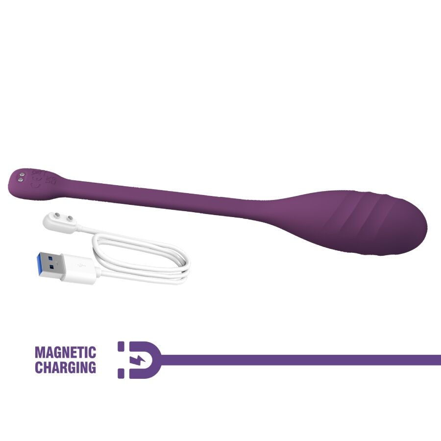 Vibromasseur Connecté Leviathan Violet - Pretty Love