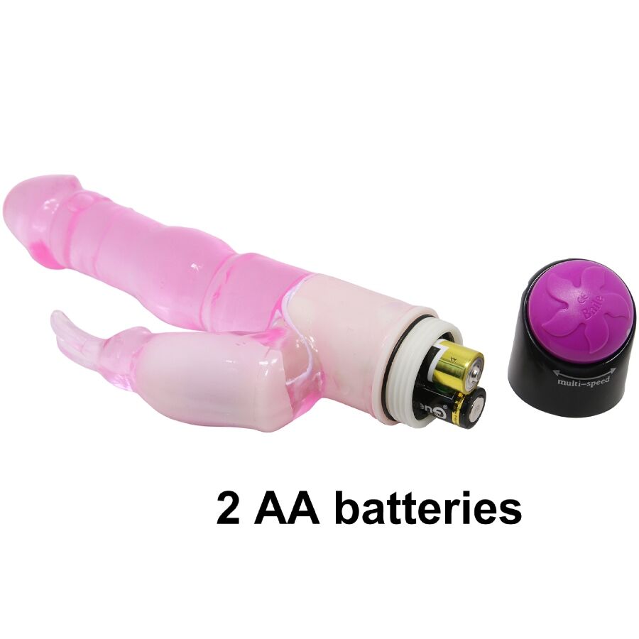 Baile - Vibromasseur Rabbit Multifonctions 23 cm - Rose