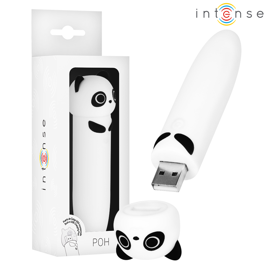 Bullet Vibrant POH Panda Rechargeable USB - INTENSE