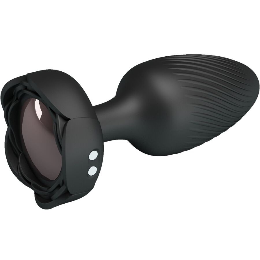 Plug Anal Vibrant LED Varian Noir 10,8 cm - Pretty Love