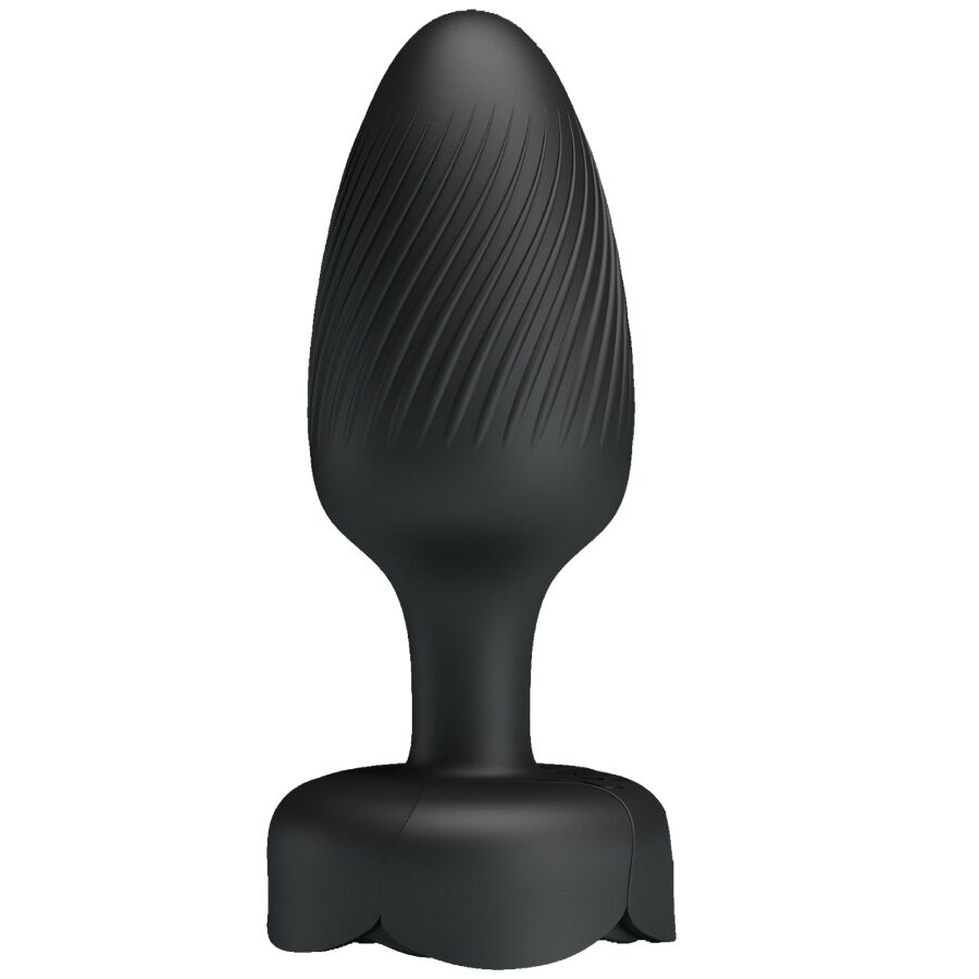Plug Anal Vibrant LED Osborn Noir 9,8 cm - Pretty Love
