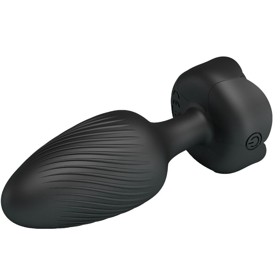 Plug Anal Vibrant LED Osborn Noir 9,8 cm - Pretty Love