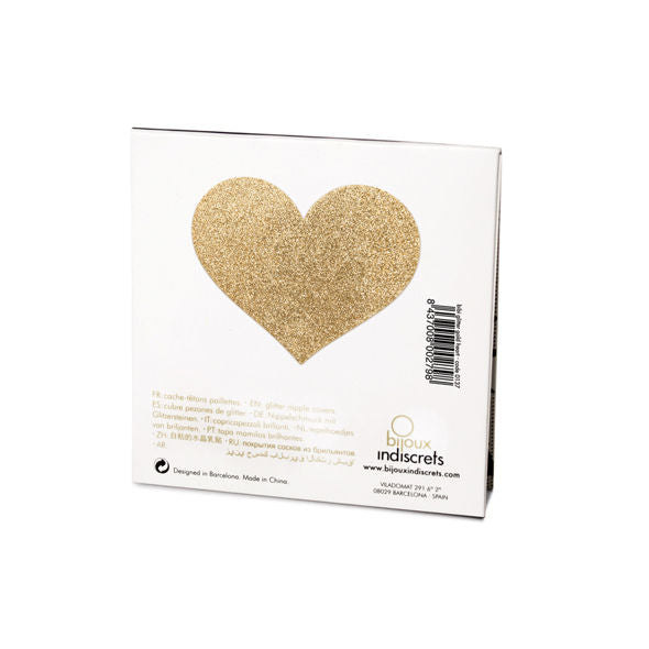 Bijoux Indiscrets – Nippies Cœur Or – Modèle Flash