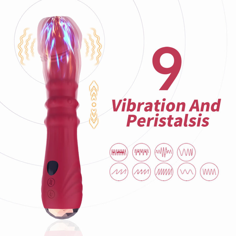 Gode Vibrant Armony Point A Thermo-Réglable Rouge - Armony